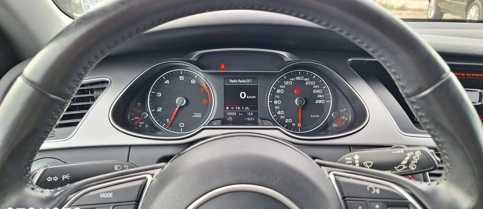 Audi A4 cena 52900 przebieg: 169000, rok produkcji 2013 z Wałbrzych małe 254